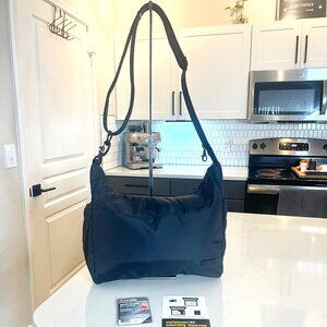 PacSafe CitySafe 200 GII Exomesh Travel Crossbody Bag Purse in Black